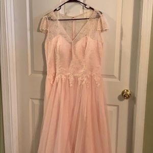 Blush Pink Bridesmaid Dress